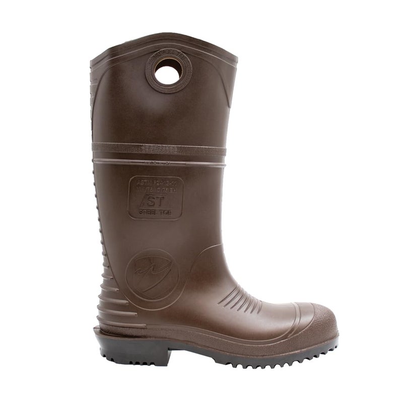 DUNLOP Durapro Xcp Steel Toe - PVC Work boots for Men & Women - Waterproof Safety boots witch Chemical protection - Slip resistant - Brown - Size 3-16 - Image 2